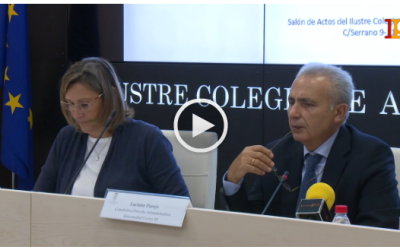 PRIMERA JORNADA SOBRE COLEGIACIÓN OBLIGATORIA. El sistema de organización de la profesión del abogado. 25/09/2017