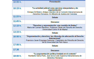 SEMINARIO SOBRE ARGUMENTACIÓN Y CONSTITUCIONALISMO