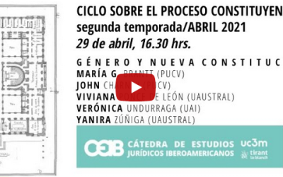 Ciclo sobre Proceso Constituyente: Sesión 6. Género y Nueva Constitución. 29/04/2021