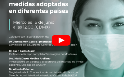 COVID-19 y las medidas adoptadas en diferentes países. Vídeo coloquio