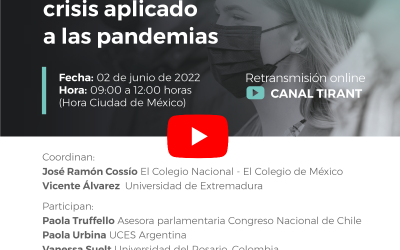 Vídeo: El derecho de crisis aplicado a las pandemias. Sesión celebrada el 02 de junio de 2022