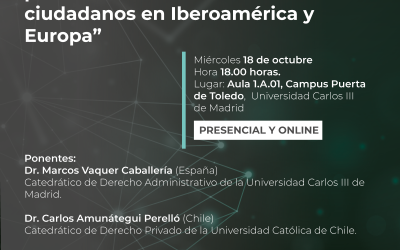 SEMINARIO |  Regulación de la I.A, límites y protección de los derechos de los ciudadanos en Iberoamérica y Europa.